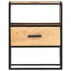 vidaXL Nightstand 40x30x50 cm Solid Mango Wood