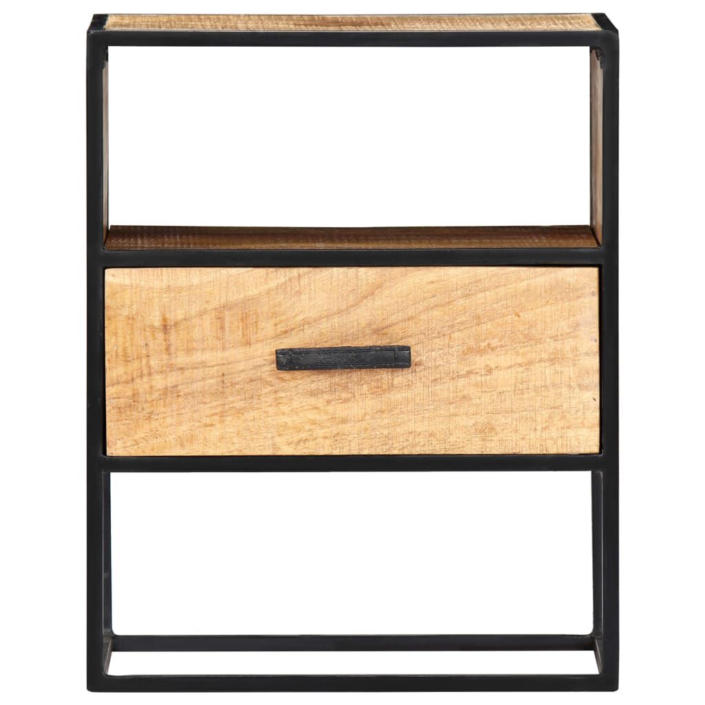 vidaXL Nightstand 40x30x50 cm Solid Mango Wood