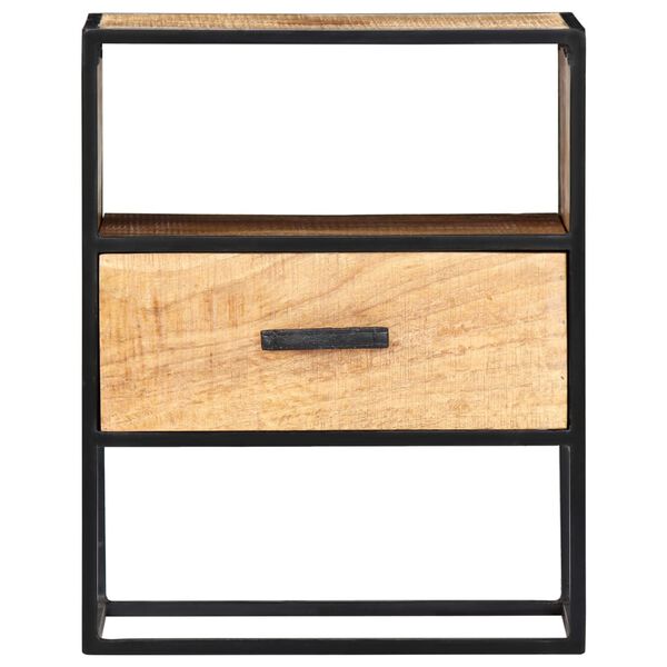vidaXL Nightstand 40x30x50 cm Solid Mango Wood