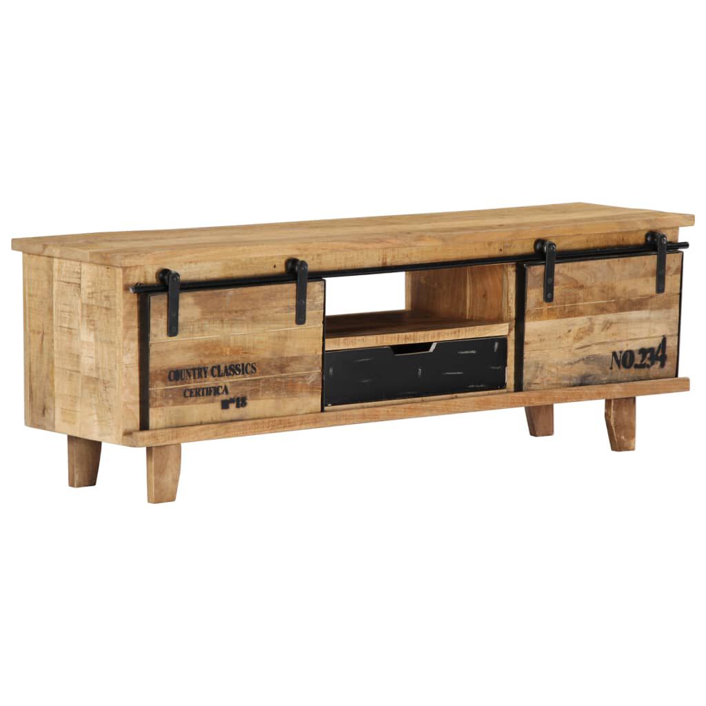 vidaXL TV Cabinet 120x30x40 cm Solid Mango Wood