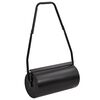 vidaXL Garden Lawn Roller Pull with Aerator Clamps Black 42 L Iron and Steel