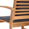vidaXL Garden Sofa Set 5 pcs Natural Solid teak wood