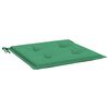 vidaXL Garden Chair Cushions 2 pcs Green 40x40x3 cm Oxford Fabric