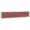 vidaXL Patio Retractable Side Awning 117x600 cm Brown