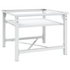 vidaXL Washing Machine Pedestal with Pull-Out Shelf White