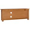 vidaXL TV Cabinet 100x30x40 cm Solid Teak Wood