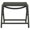 vidaXL 3 Piece Garden Lounge Set Textilene and Aluminium Black