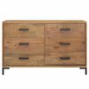 vidaXL Sideboard Brown 110x35x70 cm Solid Pinewood