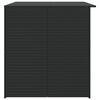 vidaXL Garden Storage Box Black 150x100x100 cm Poly Rattan