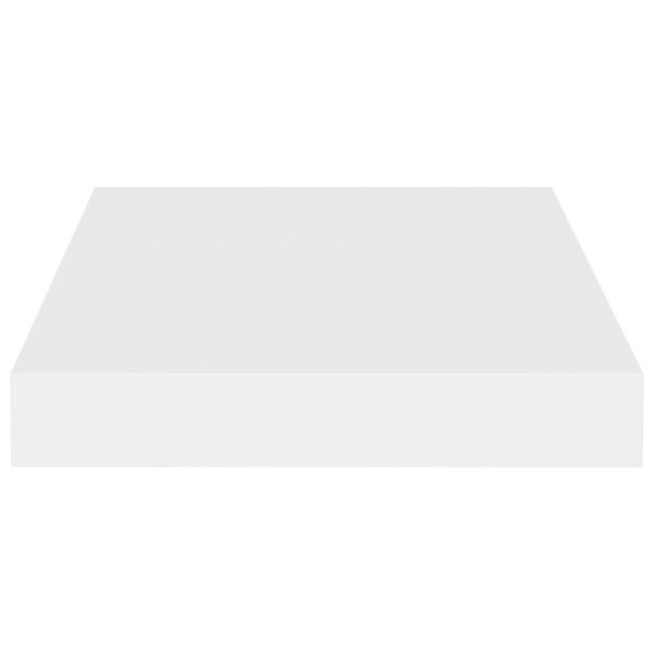 vidaXL Floating Wall Shelves 4 pcs White 23x23.5x3.8 cm MDF