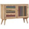 vidaXL Sideboard 100x30x75 cm Solid Mango Wood