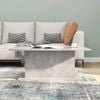 vidaXL Coffee Table Concrete Grey 102x55.5x40 cm Engineered Wood