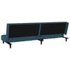 vidaXL 2-Seater Sofa Bed Dark Green Velvet