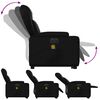 vidaXL Electric Stand up Massage Recliner Chair Black Faux Leather