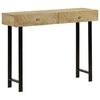 vidaXL Console Table Solid Mango Wood 102x30x79 cm