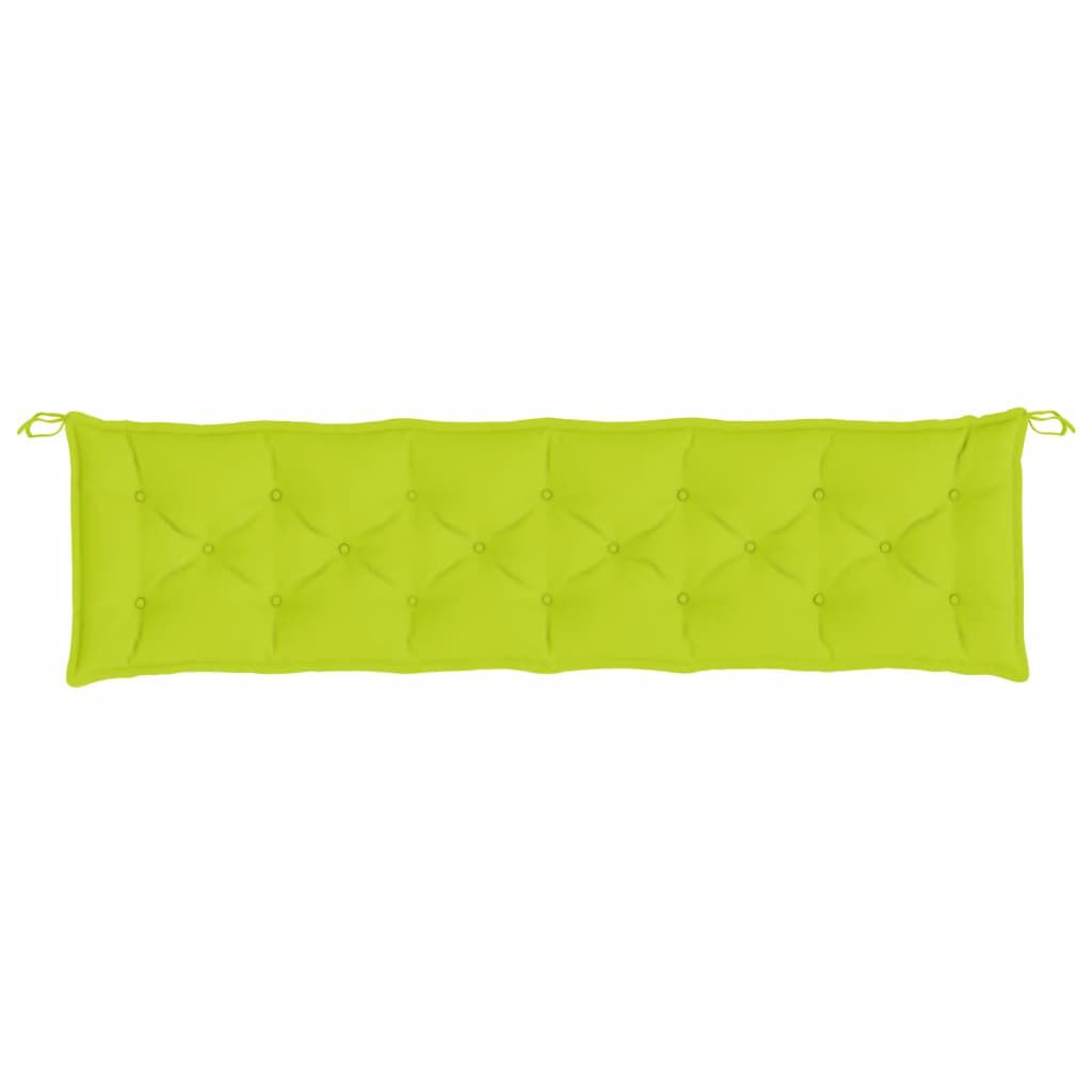 vidaXL Garden Bench Cushion Bright Green 200x50x7 cm Oxford Fabric