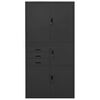 vidaXL Office Cabinet Anthracite 90x40x180 cm Steel
