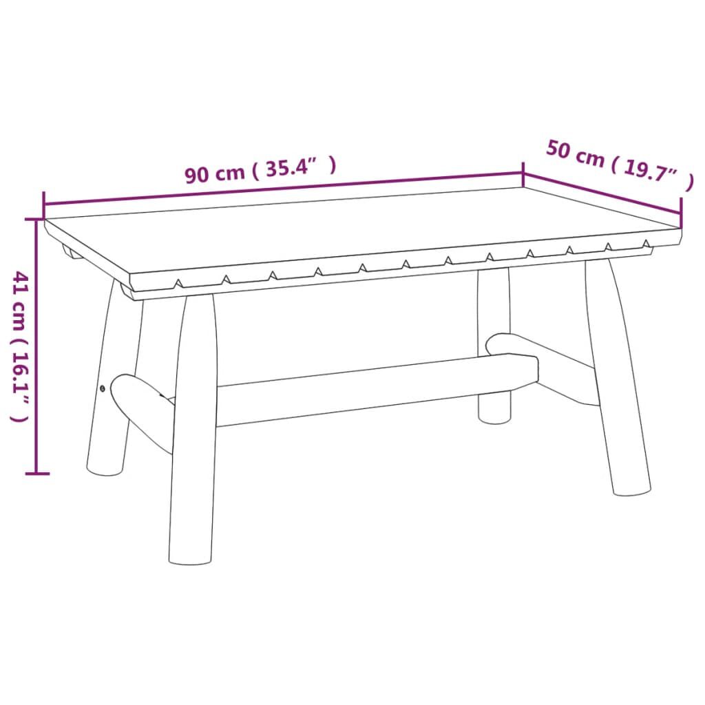 vidaXL 3 Piece Garden Lounge Set Solid Wood Spruce