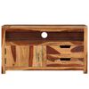 vidaXL TV Cabinet 90x34.5x50 cm Solid Wood Acacia