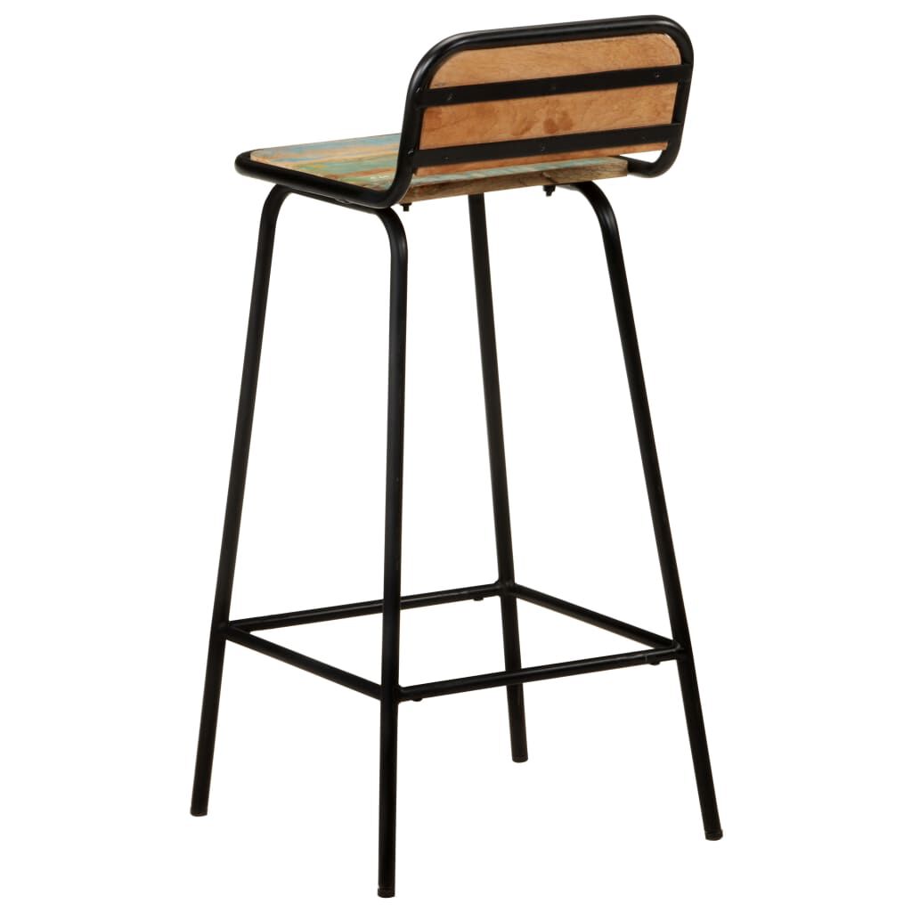vidaXL Bar Chairs 2 pcs Solid Reclaimed Wood