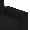 vidaXL 3-Seater Sofa Black 220x78x84 cm Fabric