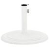 vidaXL Umbrella Base White 45x45x30 cm Cast Iron