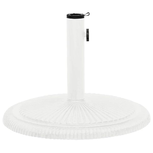 vidaXL Umbrella Base White 45x45x30 cm Cast Iron
