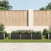 vidaXL Garden Raised Bed Anthracite 240x80x45 cm Galvanised Steel