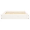 vidaXL Dog Bed White 71.5x54x9 cm Solid Wood Pine