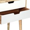 vidaXL Bedside Cabinet 47x35x59 cm Solid Mango Wood