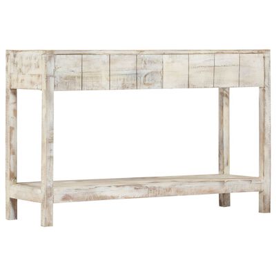 vidaXL Console Table 120x35x75 cm Solid Mango Wood