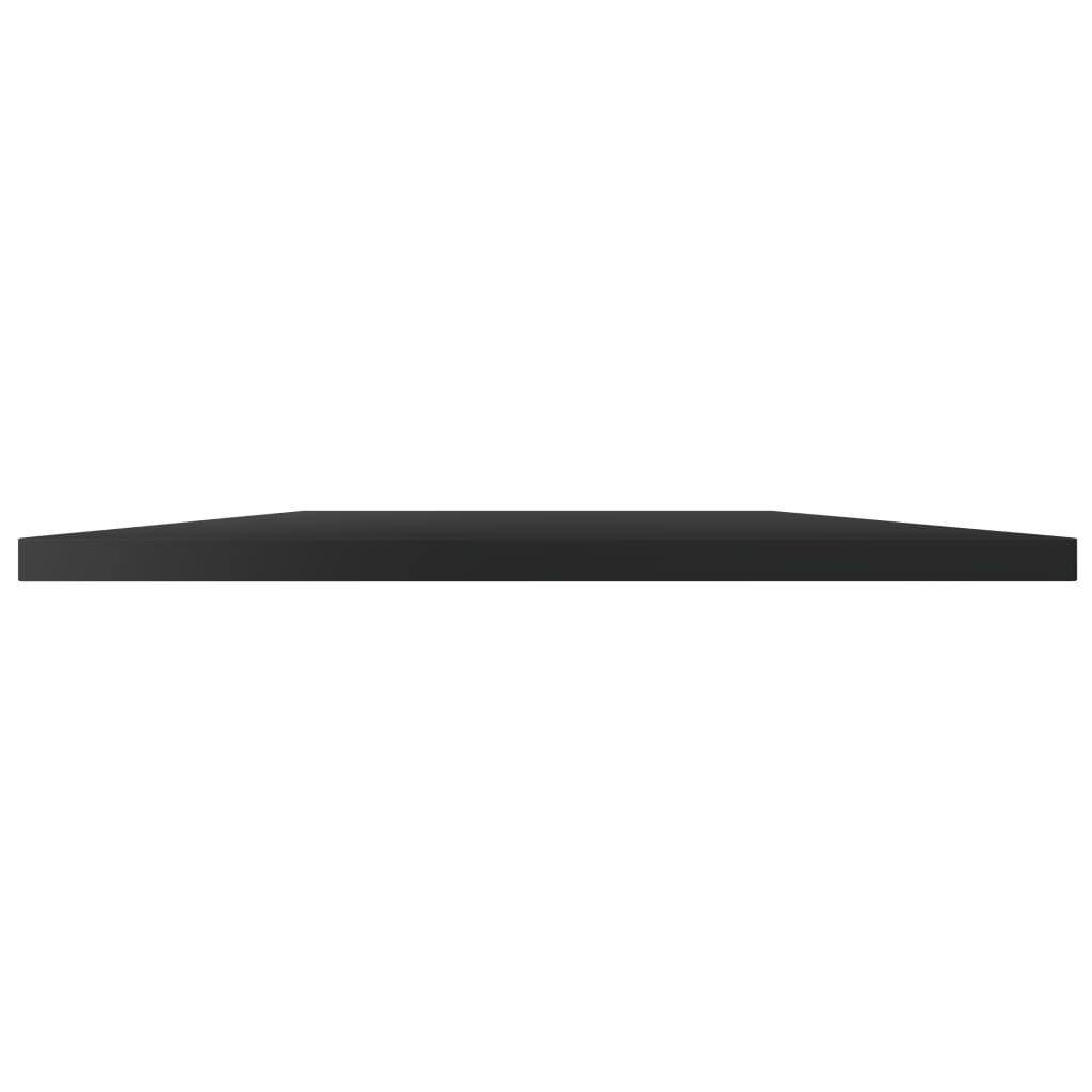 vidaXL Bookshelf Boards 4 pcs High Gloss Black 100x50x1.5 cm Engineered Wood
