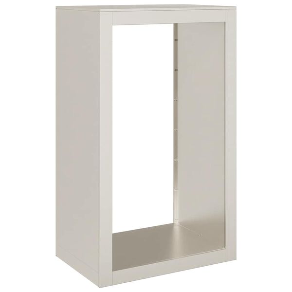 vidaXL Firewood Rack 60x40x100 cm Weathering Steel