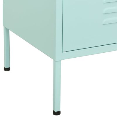 vidaXL Storage Cabinet Mint 80x35x101.5 cm Steel