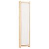 vidaXL 4-Panel Room Divider Cream 160x170x4 cm Fabric