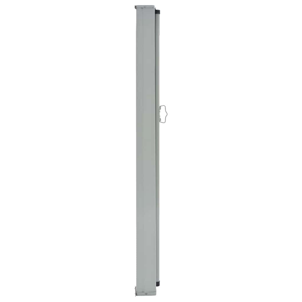 vidaXL Patio Retractable Side Awning 140 x 300 cm Grey