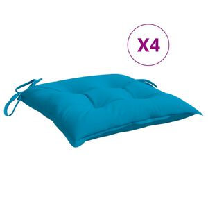 vidaXL Pallet Cushions 4pcs Light Blue 50x50x7 cm Oxford Fabric