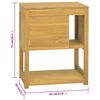 vidaXL Bathroom Cabinet 60x40x75 cm Solid Wood Teak