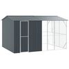vidaXL Bird Cage Anthracite 430 x 310 x 247 cm Galvanised Steel