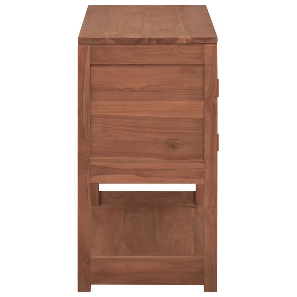 vidaXL Bathroom Cabinet 85x40x75 cm Solid Wood Teak