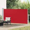 Patio Terrace Side Awning 160 x 300 cm Red