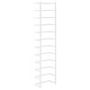 vidaXL Towel Rack White 24x12x96 cm Steel