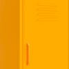 vidaXL Storage Cabinet Mustard Yellow 42.5x35x101.5 cm Steel