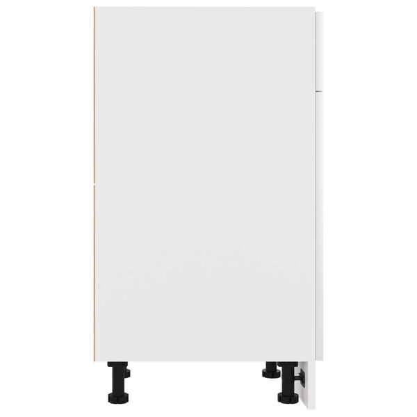 vidaXL Drawer Bottom Cabinet Lyon White 40x46x81.5 cm Engineered Wood