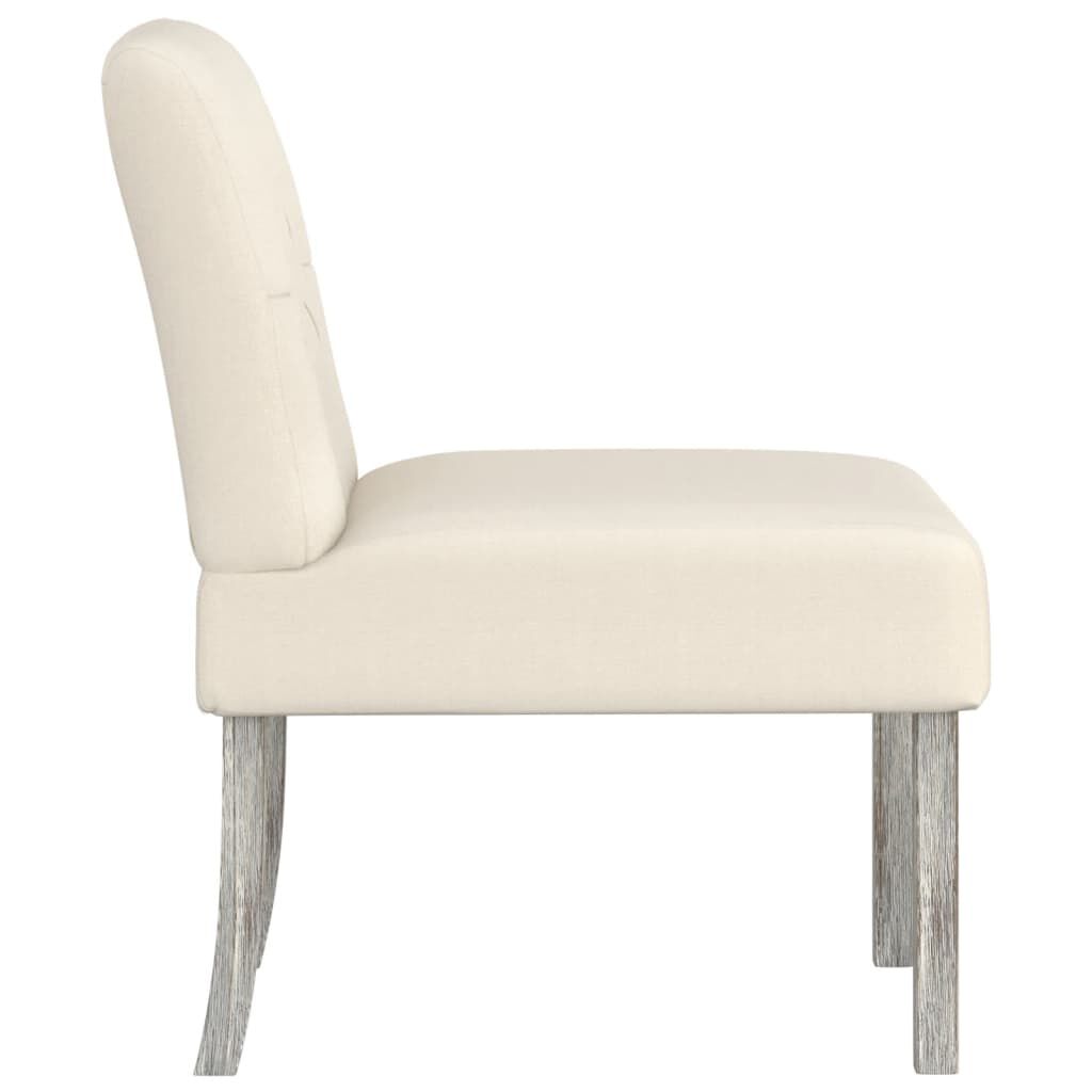 vidaXL Slipper Chair LinenButton Design