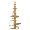 vidaXL Wooden Christmas Tree with Stand Brown 150 cm Solid pine wood