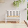 vidaXL Garden Bench Cushion Melange Beige 100x50x7 cm Fabric