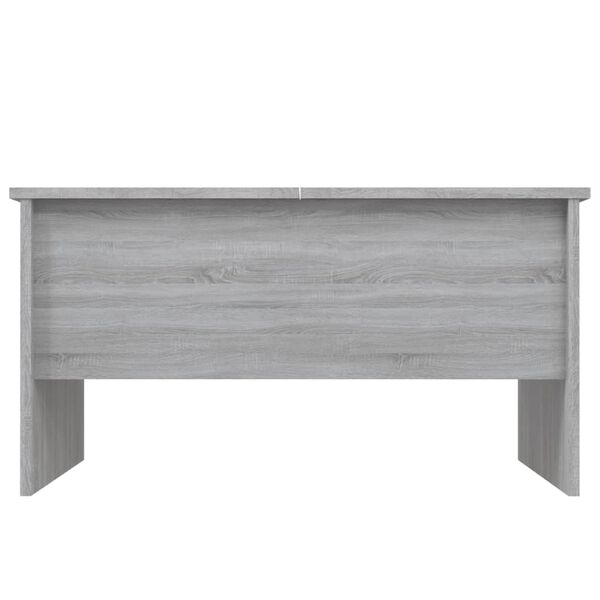 vidaXL Coffee Table Grey Sonoma 80x50x42.5 cm Engineered Wood