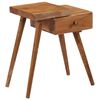 vidaXL Bedside Table Solid Acacia Wood 45x32x55 cm