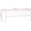 vidaXL Coffee Table Smoked Oak 100x40x40 cm Engineered Wood